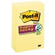 Post-it Super Sticky Lined Notes - 450 - 4" x 6" - Rectangle - 90 Sheets per Pad - Ruled - Canary Yellow - Paper - Self-adhesive