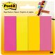 Post-it Page Markers - 1" x 3" - Rectangle - Assorted - Removable, Self-adhesive - 1 / Pack