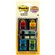 Post-it Message Flag Value Pack - 248 - 1" x 1.75" - Arrow, Rectangle - Unruled - "SIGN HERE" - Red, Blue, Yellow, Green, Red - 