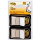 Post-it Flags - 100 - 1" x 1.75" - Rectangle - Unruled - White - Removable, Self-adhesive - 100 / Pack