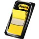 Post-it Yellow Flag Value Pack - 600 x Yellow - 1" x 1.75" - Rectangle - Unruled - Yellow - Removable, Writable, Repositionable 