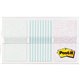 Post-it Printed Flags - 60 x Assorted Pastel - 1" x 1.75" - 30 Sheets per Pad - Green, Blue, Pink - Self-adhesive, Sticky, Remov