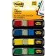 Post-it Flags - 35 x Blue, 35 x Green, 35 x Red, 35 x Yellow - 0.50" x 1.75" - Rectangle - Unruled - Red, Blue, Green, Yellow, A