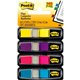 Post-it Flags - 35 x Bright Blue, 35 x Bright Pink, 35 x Bright Purple, 35 x Bright Yellow - 0.50" x 1.75" - Rectangle - Unruled
