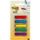 Post-it Arrow Flags in On-the-Go Dispenser - Bright Colors - 20 x Blue, 20 x Green, 20 x Purple, 20 x Red, 20 x Yellow - 0.50" x