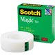 Scotch 3/4"W Magic Tape - 27.78 yd Length x 0.75" Width - 1" Core - Tear Resistant, Split Resistant - For Mending, Splicing - 1 