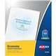 Avery Economy-Weight Sheet Protectors - For Letter 8 1/2" x 11" Sheet - Rectangular - Semi Clear - Polypropylene - 100 / Box