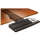 3M Easy Adjust Keyboard Tray with Standard Keyboard and Mouse Platform - 23" Height x 25.5" Width x 12" Depth - Black - 1