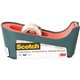 Scotch Desktop Tape Dispenser - 1" Core - Non-skid Base, Weighted Base - Sea Green - 1 Each
