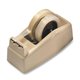 Scotch Heavy-Duty Dispenser - Holds Total 2 Tape(s) - 3" Core - Refillable - Plastic - Beige - 1 Each