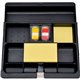 3M Post it C-71 Desk Drawer Organizer - 1.5" Height x 11.6" Width x 10.4" Depth - Adjustable - 100% Recycled - Black - Plastic -