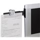 3M Monitor Mount Document Clip - 0.9" Height x 6.3" Width x 3" Depth - Aqua