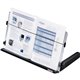 3M In-Line Document Holder - 4" Height x 18" Width - Black, Clear