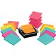Post-it Super Sticky Dispenser Notes and Dispenser - 1080 - 3" x 3" - Square - 90 Sheets per Pad - Unruled - Blue, Orange, Green