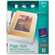Avery Page Size Sheet Protectors - 1 x Sheet Capacity - For Letter 8 1/2" x 11" Sheet - Ring Binder - Clear - Polypropylene - 50