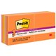 Post-it Super Sticky Dispenser Notes - Energy Boost Color Collection - 900 - 3" x 3" - Square - 90 Sheets per Pad - Unruled - Vi