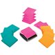 Post-it Note Dispenser Value Pack - 3" x 3" - Square - Unruled - Assorted - Self-adhesive, Self-stick - 1 / Pack