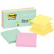 Post-it Dispenser Notes - 600 - 3" x 3" - Square - 100 Sheets per Pad - Unruled - Green, Pink, Yellow - Paper - Pop-up, Self-adh