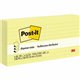 Post-it Dispenser Notes - 600 - 3" x 3" - Square - 100 Sheets per Pad - Ruled - Yellow - Paper - Pop-up, Fanfold, Refillable - 6