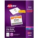 Avery Top-Loading Clip-Style Name Badges - 3" x 4" - 50 / Pack - Flexible, Reusable, Durable - White