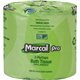 Marcal Pro 100% Recycled Bathroom Tissue - 2 Ply - 4" x 4" - 240 Sheets/Roll - White - Lint-free, Dye-free, Bleach-free, Fragran