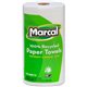 Marcal 100% Recycled, Jumbo Roll Paper Towels - 2 Ply - 11" x 9" - 210 Sheets/Roll - White - Fiber Paper - Lint-free, Dye-free, 