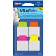 Avery Mini Ultra Tabs - 80 Tab(s) - 1.50" Tab Height x 1" Tab Width - Clear Film, Neon Pink Paper, Neon Yellow, Neon Green, Neon