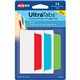 Avery Ultra Tabs File Tab - 1152 Tab(s) - 1.50" Tab Height x 3" Tab Width - Red Film, Clear Paper, Blue, Green Tab(s) - 48 / Car