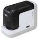 MAX Portable Electronic Stapler - 35 Sheets Capacity - 100 Staple Capacity - 1/4" Staple Size - 6 x AA Batteries - 1 Each - Blac