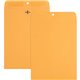 Nature Saver Recycled Clasp Envelopes - Clasp - 90 - 9" Width x 12" Length - 28 lb - Clasp - Kraft - 100 / Box - Yellow