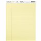 Nature Saver 100% Recycled Canary Legal Ruled Pads - 50 Sheets - 0.34" Ruled - 15 lb Basis Weight - 8 1/2" x 11 3/4" - Canary Pa
