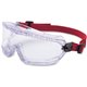 NORTH Uvexx V-Maxx Antifog Clear Goggle - Clear Lens - Clear Frame - Anti-fog, Elastic Headband, Wraparound Lens, Comfortable, A