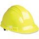 NORTH Yellow Peak A79 HDPE Hard Hat - Head, Chemical, Thread Abrasion, Impact, Welding Sparks Protection - Nylon, High-density P