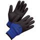 NORTH Northflex Coated Cold Grip Gloves - Weather Protection - Medium Size - Blue, Black - Heavyweight, Insulated, Flexible, Sho