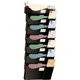 Officemate Grande Central Wall Filing System - 7 Pocket(s) - 38.3" Height x 16.6" Width x 4.8" Depth - Black - 1 / Pack