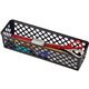 Officemate Supply Baskets - 2.4" Height x 10.1" Width x 3.1" Depth - Black - Plastic
