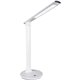 OttLite Emerge LED Desk Lamp with Sanitizing - 11" Height - 3.6" Width - LED Bulb - Leather, Chrome - USB Charging, Foldable, Sa