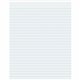 Pacon Composition Paper - Letter - Printed - Wide Ruled - 0.375" Front Line(s) Space - 16lb Basis Weight - Letter 8.5" x 11" - W