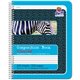 Pacon Composition Book - 100 Sheets - 200 Pages - Spiral Bound - Short Way Ruled - 0.50" Ruled - 7 1/2" x 9 3/4" - Blue Cover - 