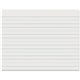 Pacon Skip - A - Line Ruled Newsprint - Letter - 500 Sheets - Both Side Ruling Surface - 1" , 0.50" Ruled - Letter - 11" x 8 1/2