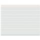Pacon 2637 Skip-A-Line Newsprint Practice Paper - 500 Sheets - 0.50" Ruled - Letter - 11" x 8 1/2" - White Paper - 1 / Ream