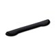 Compucessory Fabric-covered Gel Wrist Rest - 18" x 3" x 1" Dimension - Black - Gel, Rubber - Stain Resistant - 1 Pack