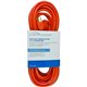 Compucessory Heavy-duty Indoor/Outdoor Extension Cord - 16 Gauge - 125 V AC13 A - Orange - 25 ft Cord Length - 1