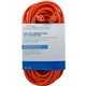 Compucessory Heavy-duty Indoor/Outdoor Extension Cord - 16 Gauge - 125 V AC13 A - Orange - 100 ft Cord Length - 1