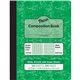 Pacon Dual Ruled Composition Book - Plain - Quad Ruled, Wide Ruled - 9.75" x 7.5" x 0.5" - Green Cover - 24 / Carton