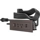 Wiremold Wiremold Radiant Furniture Power Switching Power Unit - Brown - 2 x AC Power, 2 x USB - 3.10 A Current - Surface-mounta