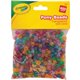 Crayola Pony Beads - Key Chain, Party, Classroom, Project, Necklace, Bracelet - 400 Piece(s) - 400 / Pack - Assorted