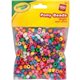 Crayola Pony Beads - Key Chain, Project, Party, Classroom, Necklace, Bracelet - 400 Piece(s) - 400 / Pack - Bright Assorted
