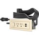 Wiremold Wiremold Radiant Furniture Power Switching Power Unit - Light Almond - 2 x AC Power, 2 x USB - 3.10 A Current - Surface
