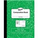 Pacon Composition Book - 24 Sheets - 48 Pages - 9.8" x 7.5" - Green Marble Cover - Durable Cover, Soft Cover, Recyclable - 1 Eac